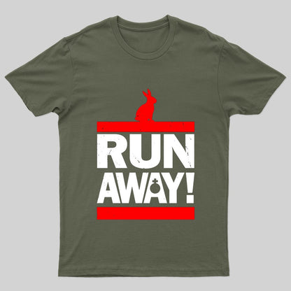 Run Away from the Rabbit! T-Shirt - Geeksoutfit