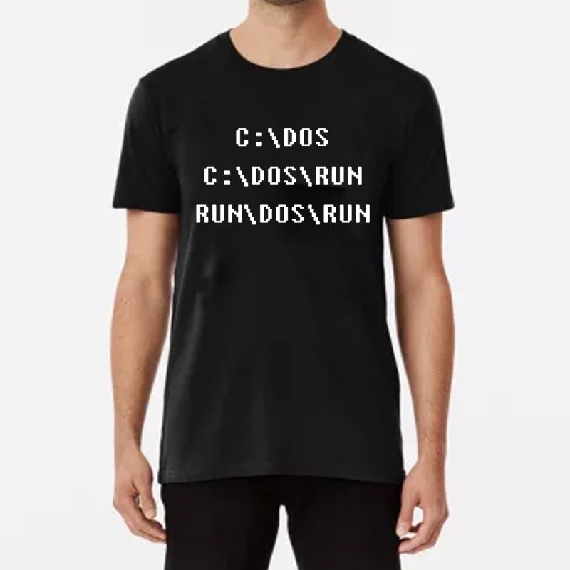 RUN DOS T-shirt - Geeksoutfit