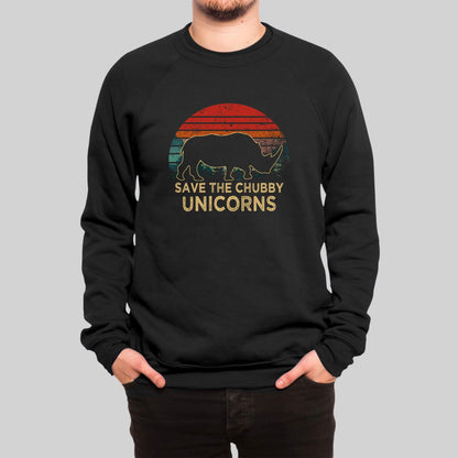 Save The Chubby Unicorns Sweatshirt - Geeksoutfit