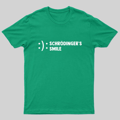 Schr?dinger's Smile T-Shirt - Geeksoutfit