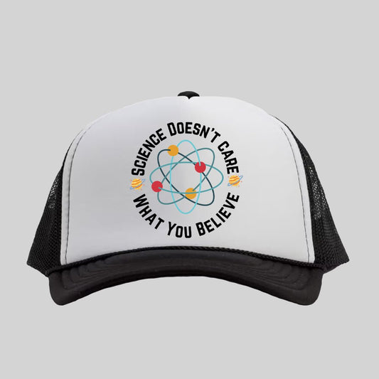 Science Doesn't Care Trucker Hat - Geeksoutfit