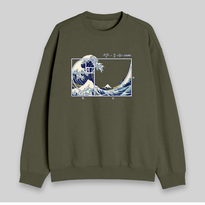 The Great Fibonacci Wave Sweatshirt - Geeksoutfit