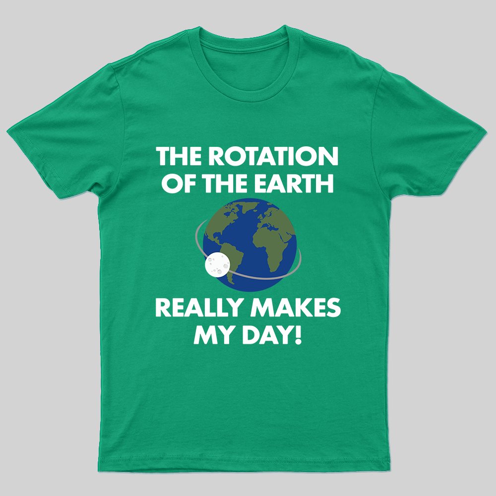The Position of The Earth T-shirt - Geeksoutfit