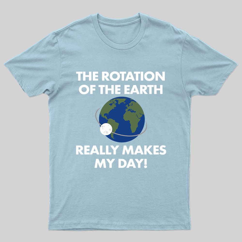 The Position of The Earth T-shirt - Geeksoutfit