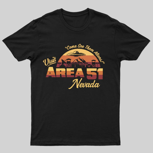 Visit Area 51 T-Shirt - Geeksoutfit