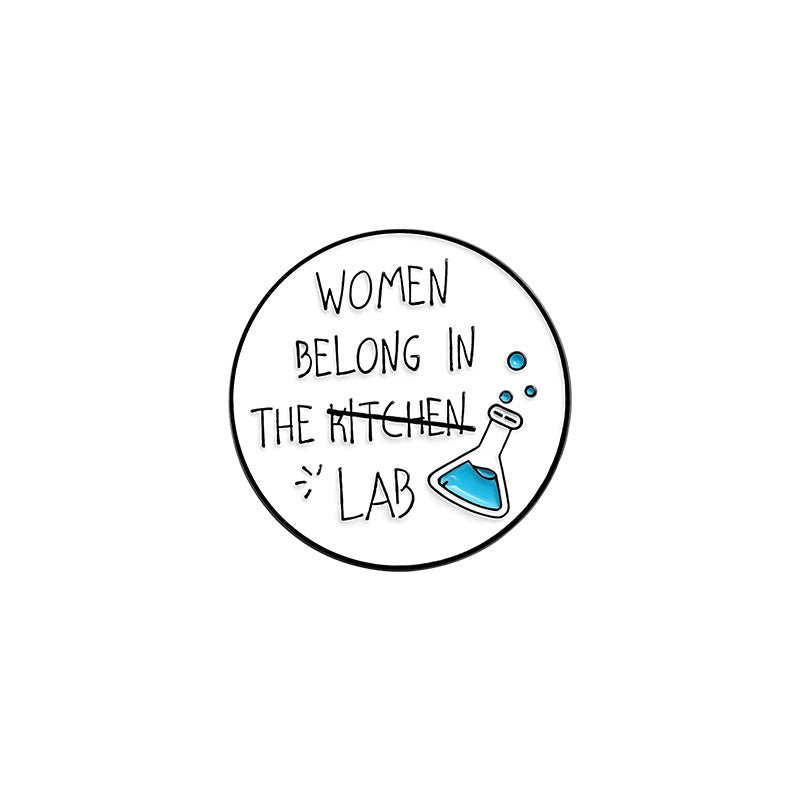 Women In Science Enamel Pins - Geeksoutfit