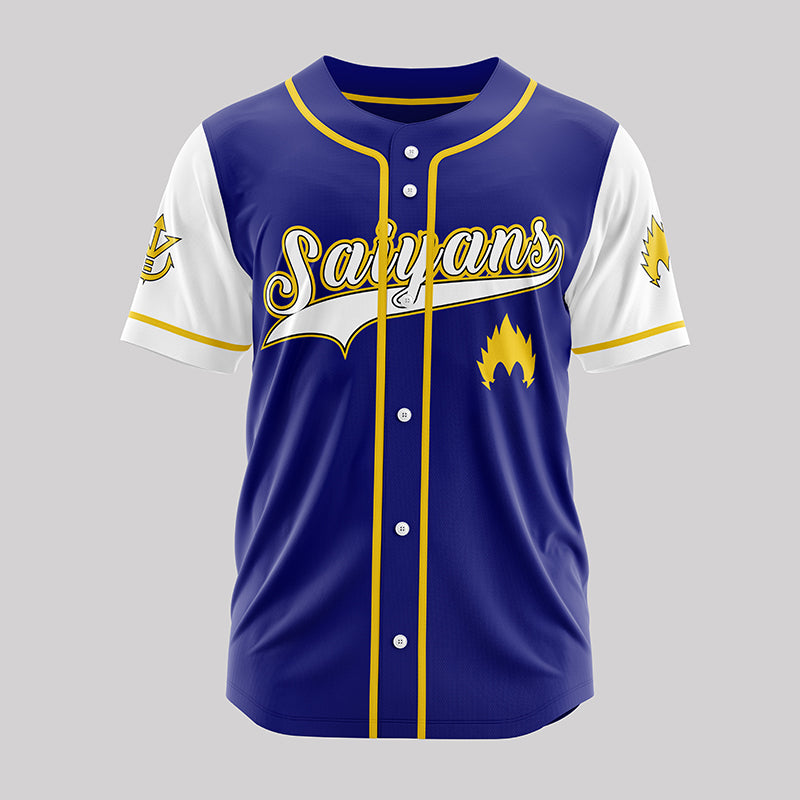 Personalized Super Vegeta Baseball Jersey