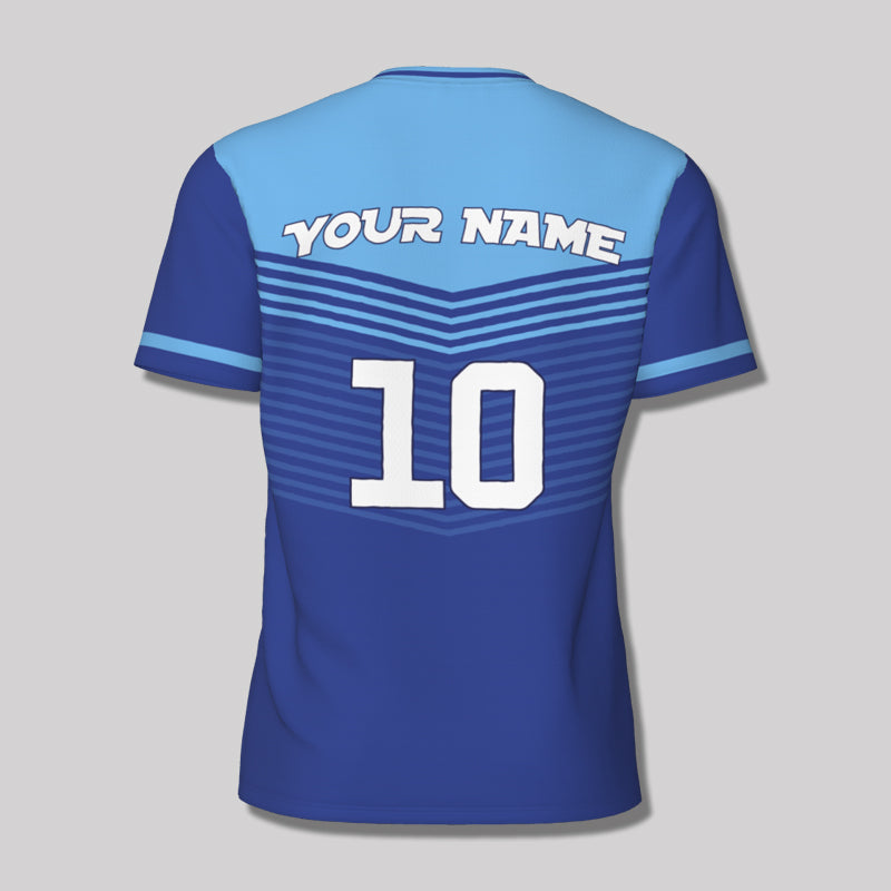 Personalized The Empire Blue Strips Soccer Jersey
