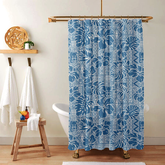 No Hope Hawaiian Pattern Shower Curtain