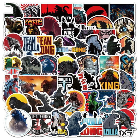 50 Doodles from the Movie Godzilla vs. Kong Stickers