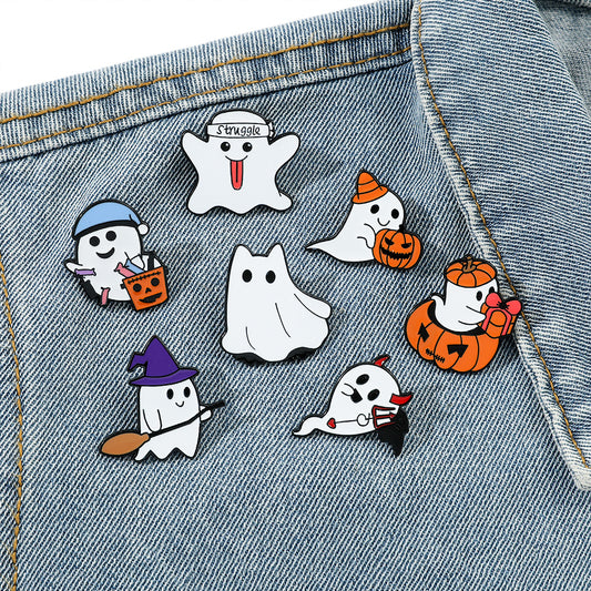 Cute Halloween Ghost Pins
