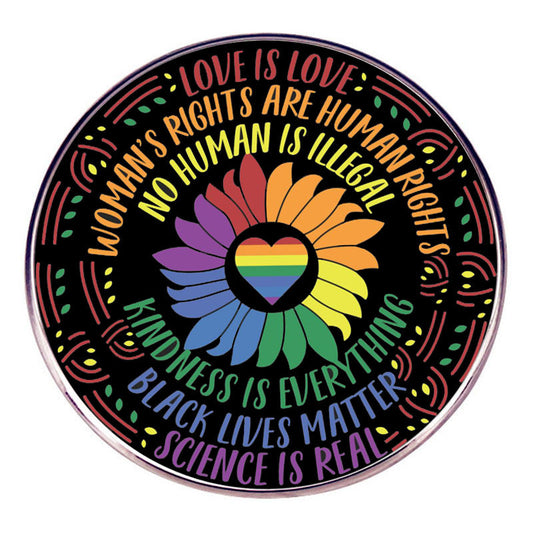Love is Love Feminist Kindness Believes in Science Pins