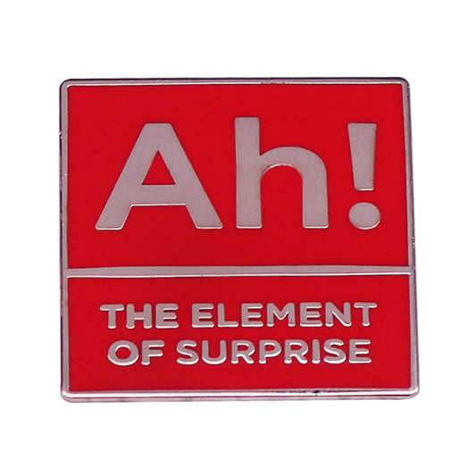 Ah, The Chemical Element of Surprise Pins