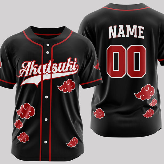 Personalized Ninjutsu Uchiha Baseball Jersey