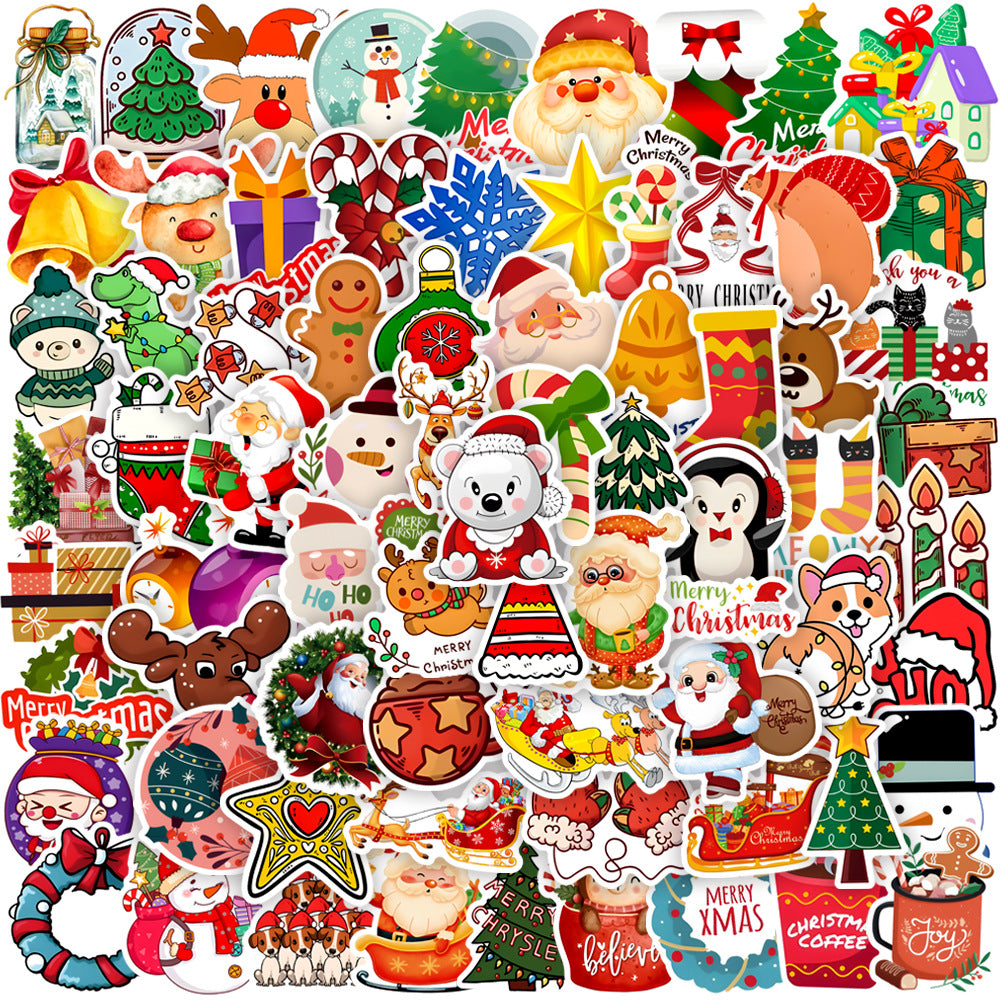 100 New Christmas Pictures Stickers