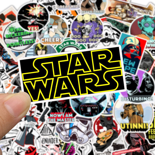 50 Star Wars Superheroes Computer Luggage Stickers