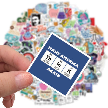 100 Personalized Laboratory Doodles Stickers
