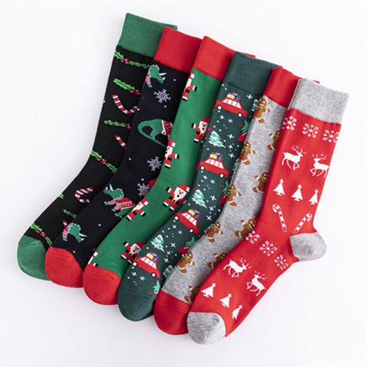 Christmas Element Casual Men's Socks
