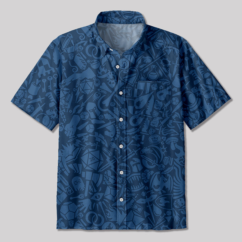 DND Vintage Armory Button Up Pocket Shirt