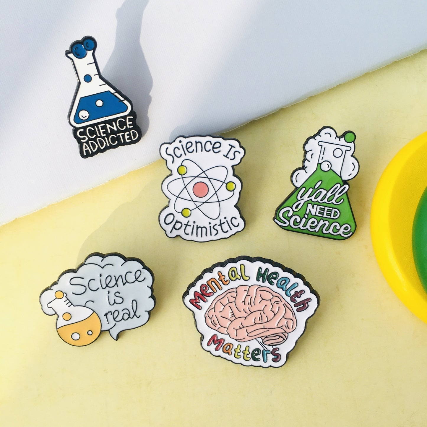 Creative Science Experiment Series Pins