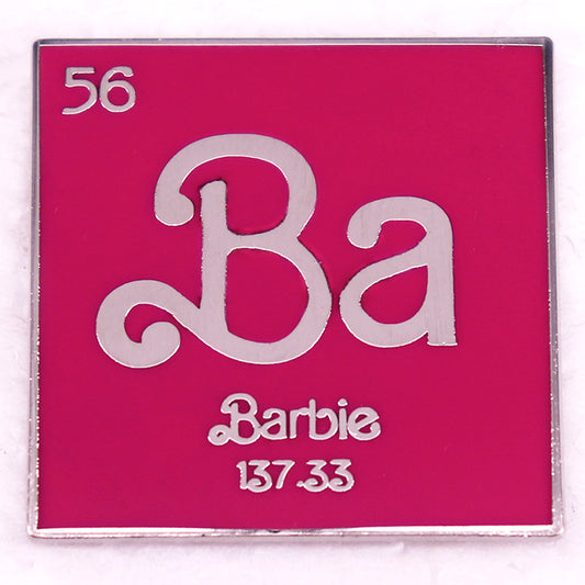 Element Ba of The Periodic Table Pins