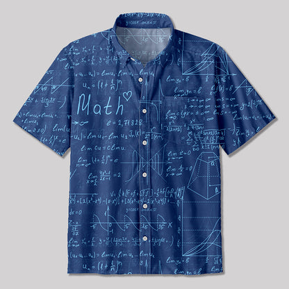Love Math Button Up Pocket Shirt