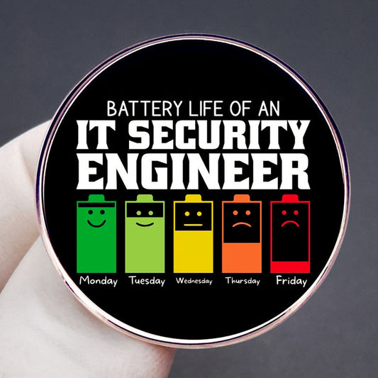 Engineer Social Battery Pins