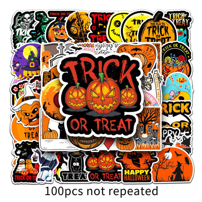 100 Halloween Trunks Stickers