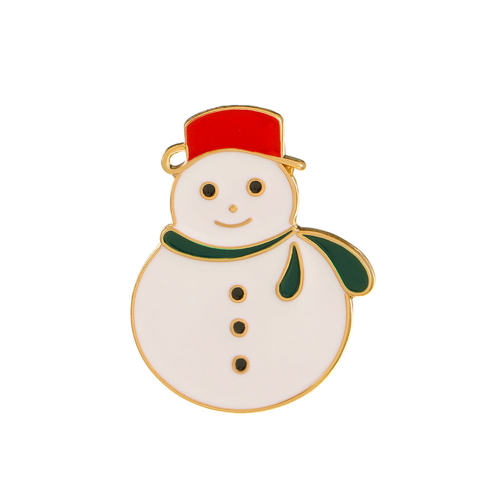 Christmas Cartoon Snowman Bells Pins