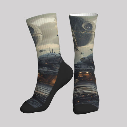 Death Star AT AT Men's Socks