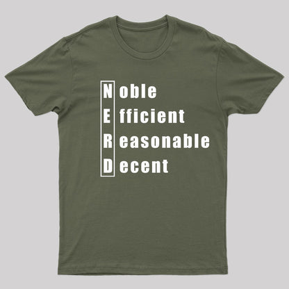 Noble Efficient Reasonable Decent T-Shirt
