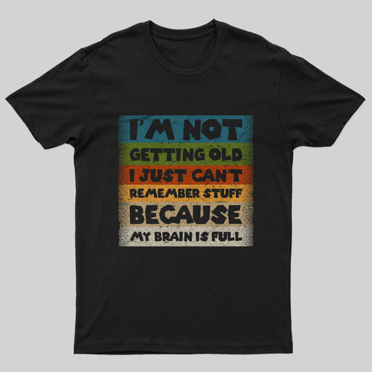 My Brain is Full T-Shirt