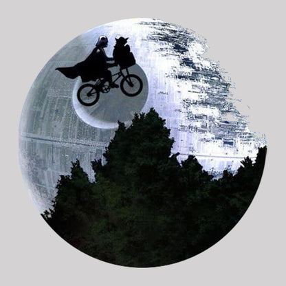 Darth Vader Riding A Bike With A Weird Yoda T-Shirt