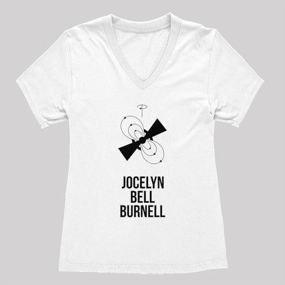 Jocelyn Bell Burnell Women's V-Neck T-shirt