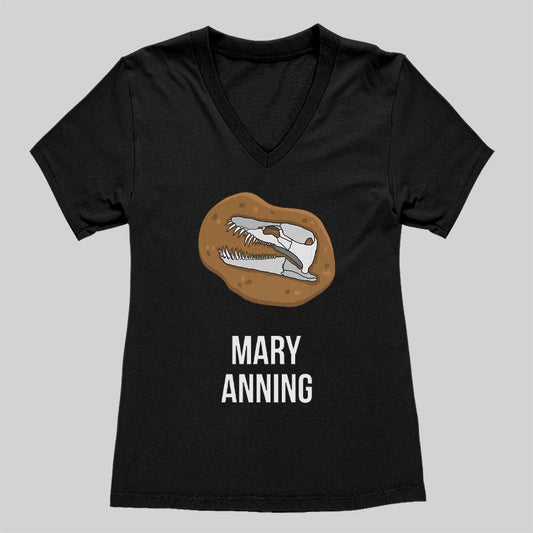 Mary Anning Women's V-Neck T-shirt