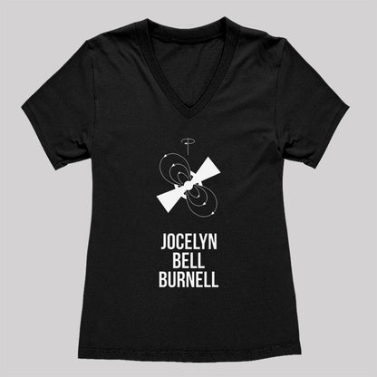 Jocelyn Bell Burnell Women's V-Neck T-shirt