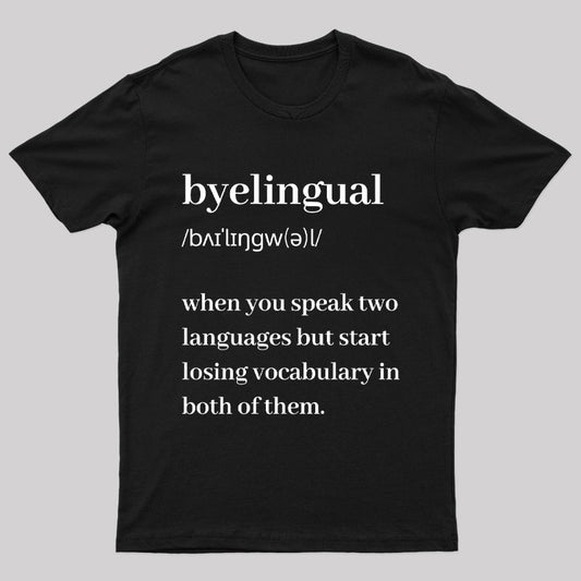 Bilingual Definition Geek T-Shirt