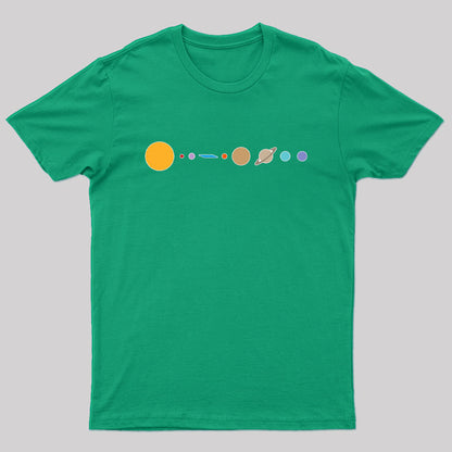 Flat Earth Conspiracy Theory Nerd T-Shirt