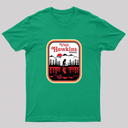 Visit Hawkins Indiana Nerd T-Shirt