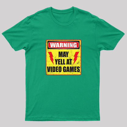 Gamer Warning Nerd T-Shirt