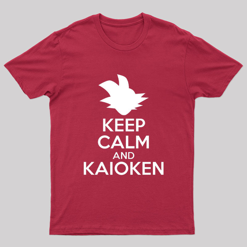Keep Calm and Kaioken Nerd T-Shirt