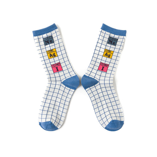 Men's Chemical Element Square Socks