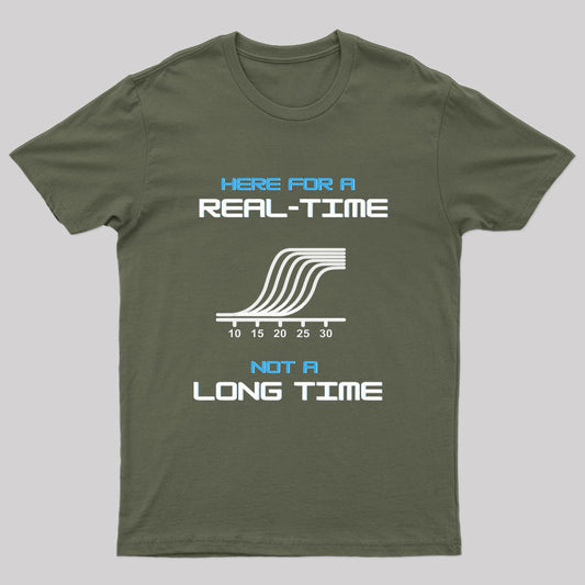 Here For a Real Time Not a Long Time T-Shirt