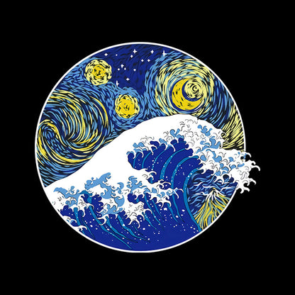 Great Starry Wave Off Kanagawa T-Shirt