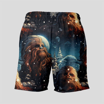 Christmas Chewbacca Shorts