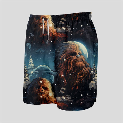 Christmas Chewbacca Shorts