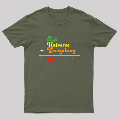 Hitchhiker Math Geek T-Shirt