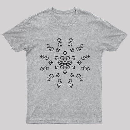 Starburst Polyhedral Dice T-Shirt