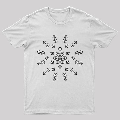 Starburst Polyhedral Dice T-Shirt