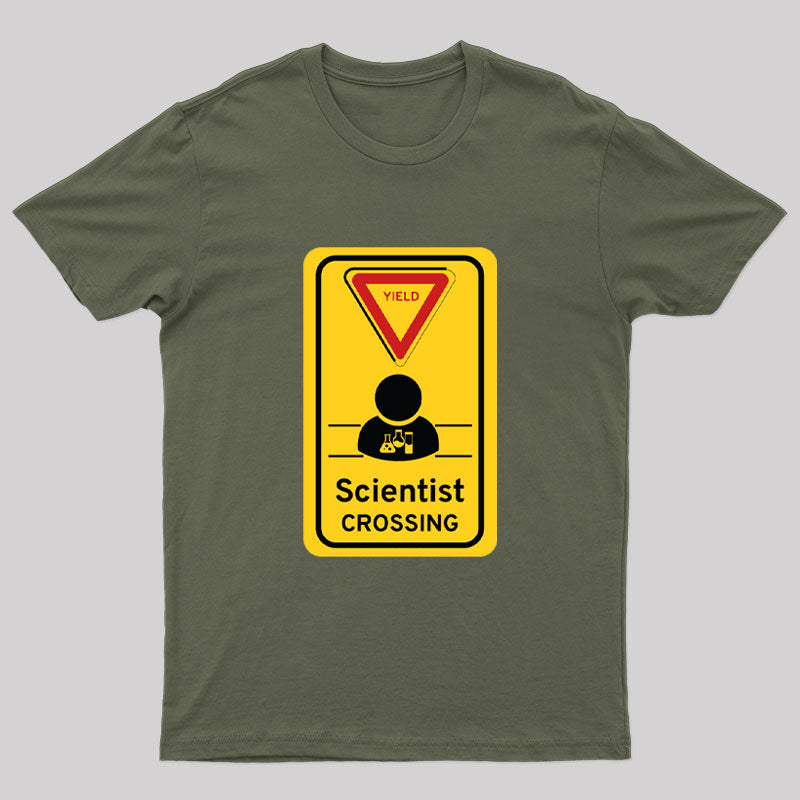 Scientist Crossing Geek T-Shirt